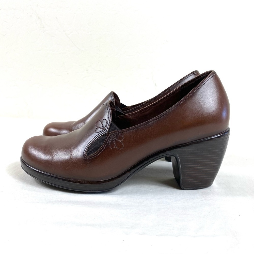 Dansko Mules 9 Brown Leather
